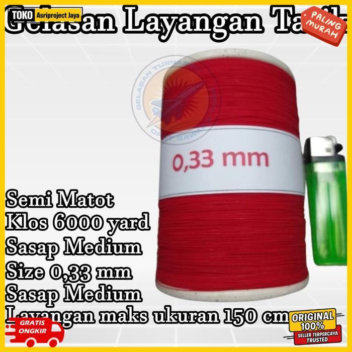 Murah Gelasan Layangan Tebal 0,33 0,35 0,40 0,45 Mm Opat Sawargi Tasik