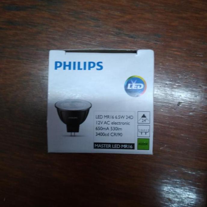 Lampu Philips Master Led Mr16 7W 4000K Dimmable 24D 12V