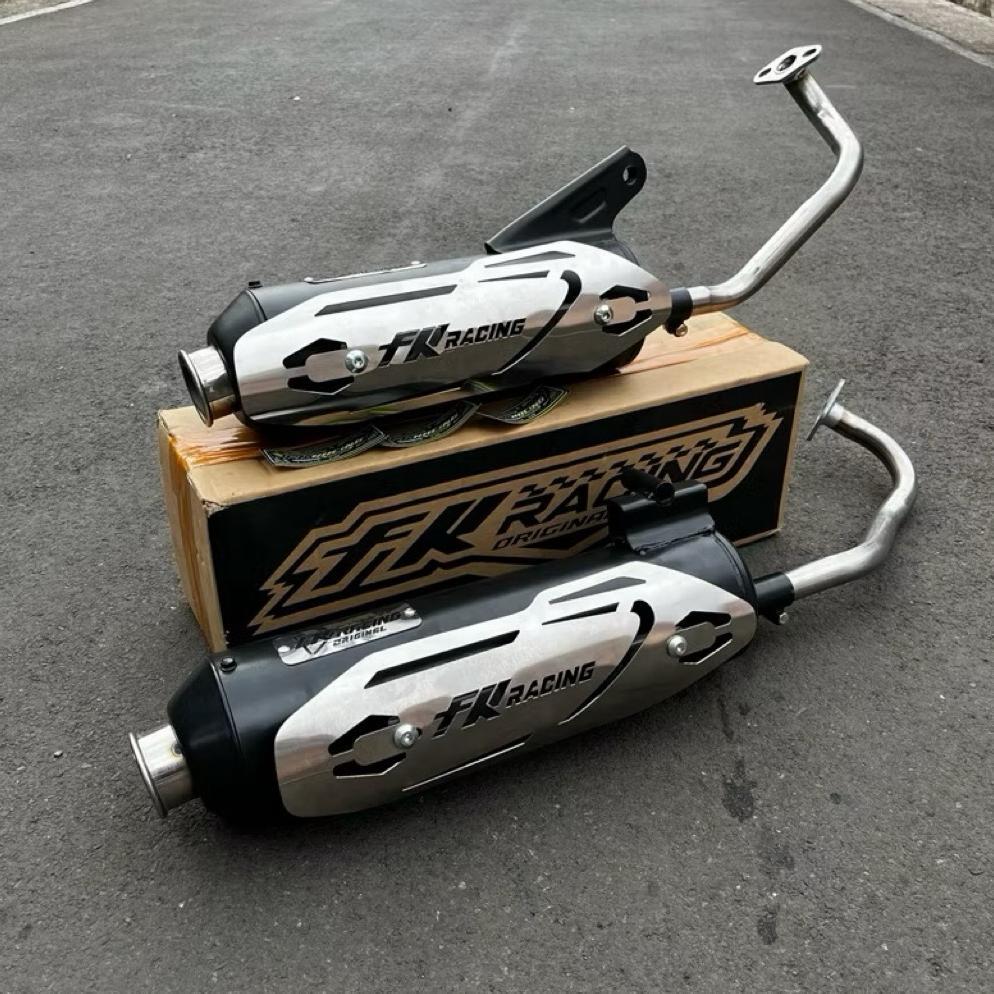 CALISTASPACE KNALPOT FK RACING MONCONG KENOCHI VARIO 125/150 BEAT SCOOPY MIO AEROX NMAX - FK RACING 