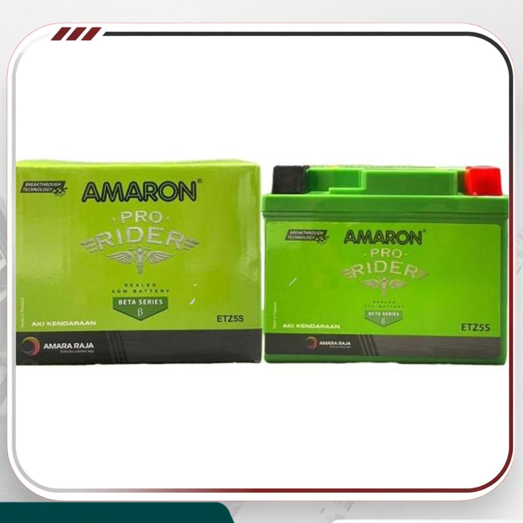 Amaron Aki Motor Honda Beat Karbu Etz5S / Gtz5S / Ytz5S - 3.5Ah Aki Kering