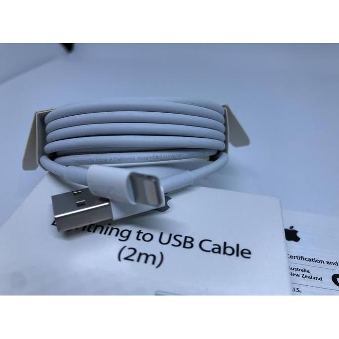 Apple Lightning 8 pin 2 Meter Kabel iPhone iPad iPod Original