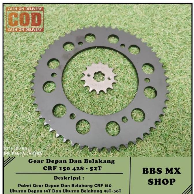 Gear Depan dan Belakang CRF 150 14T-52T