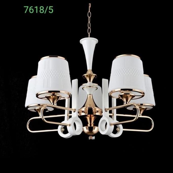 Lampu Hias Gantung Minimalis Ruang Tamu Ruang Makan Skh 7619/5 Gdwh
