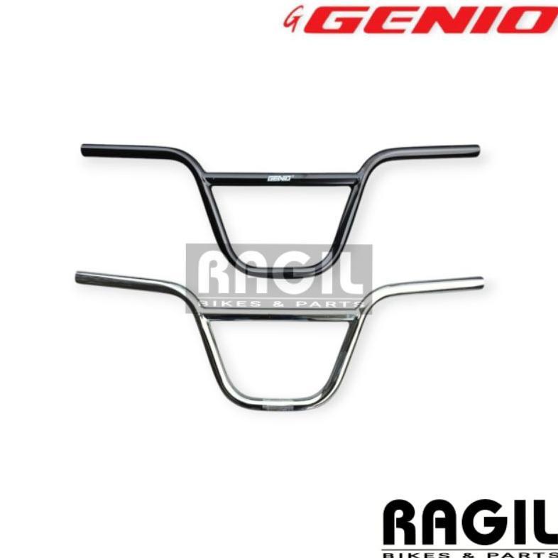 NOVELLEAMARKET STANG SEPEDA BMX GENIO BY UNITED 22.2 BESI KROM CHROME STIR FEDERAL MINION HANDLEBAR 