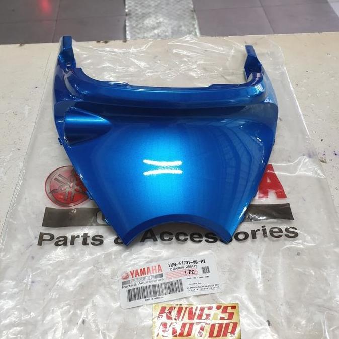 cover lampu stop/belakang/tail fino karbu biru asli yamaha