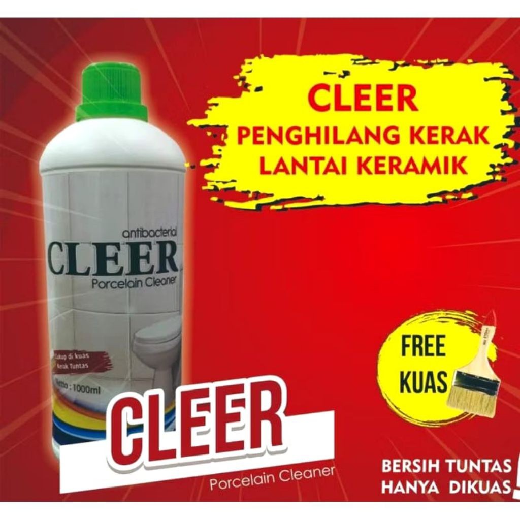Cleer Porcelain Pembersih Keramik Kamar Mandi / Pembersih Toilet / Cairan Pembersih Kamar Mandi