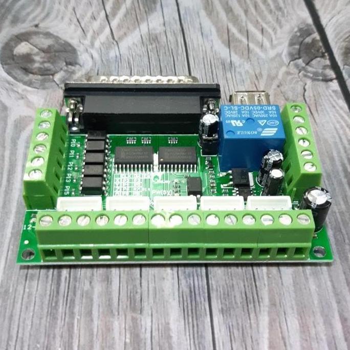 New 5 Axis CNC Controller Board Mach3 Interface USB LPT 12v-24v