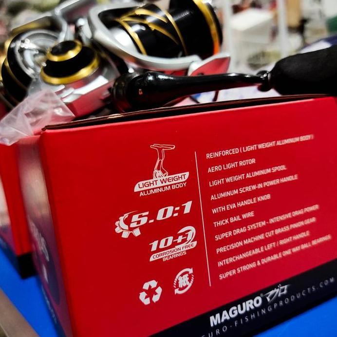 reel maguro virus 2500 atau 3000 power handel