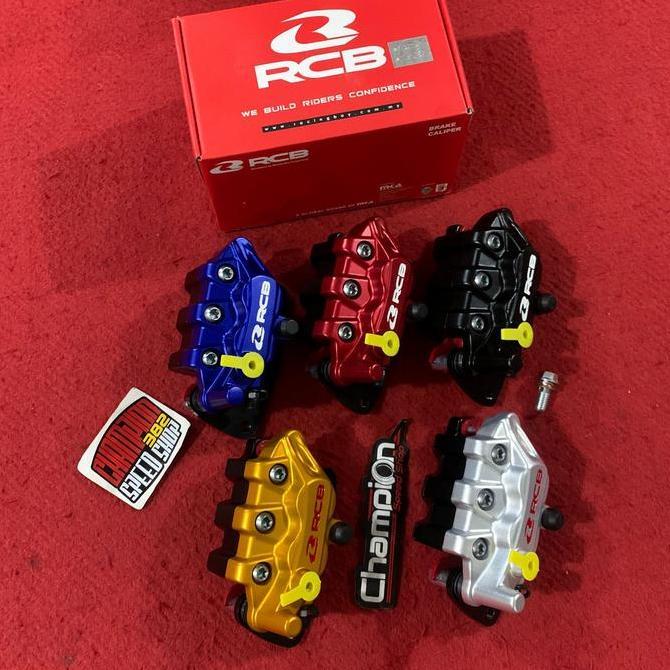 Kaliper Rem Depan RCB S Series 2 Piston Scoopy Karbu New Scoopy FI