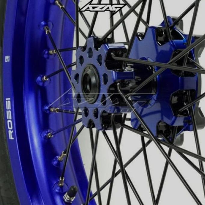 TROMOL HONDA CRF 150 MERK WILWOOD HOLE 36-36 WARNA BIRU HITAM