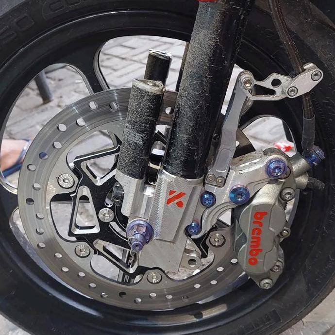 breket kaliper brembo 4p shock ktc