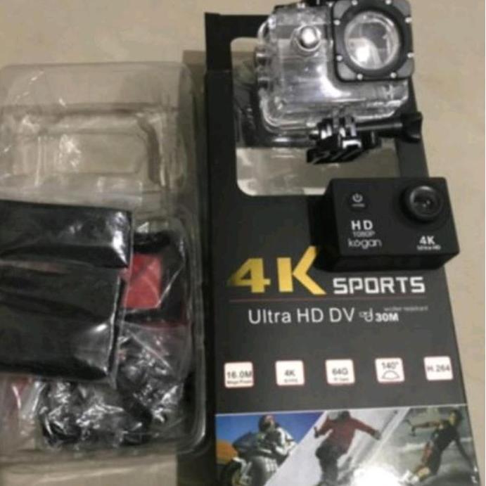 Webyzoraa - Kogan Action Camera 4k Ultra HD with WiFi / Kamera Vlogger Waterproof Anti Air 4K 30 fps