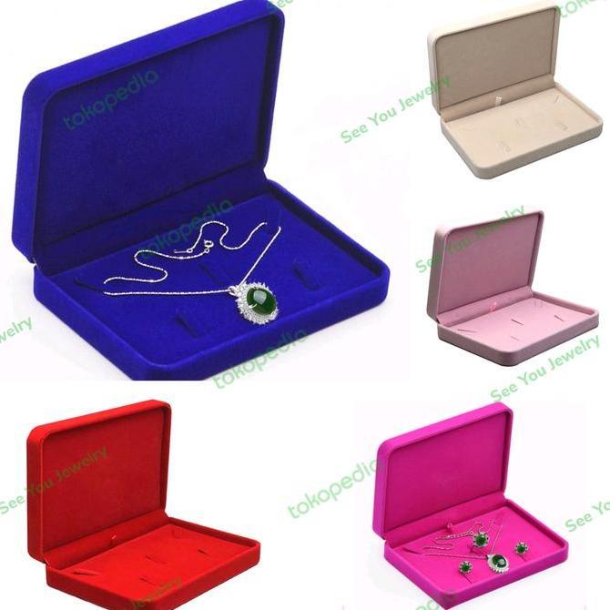 Kotak Perhiasan Set Besar ( Kalung cincin gelang ) Seserahan Lamaran