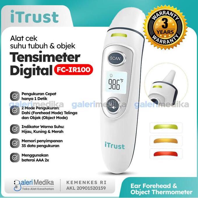 Termometer Infrared Yuwell YT-1C / YT1C Non Contact Thermometer