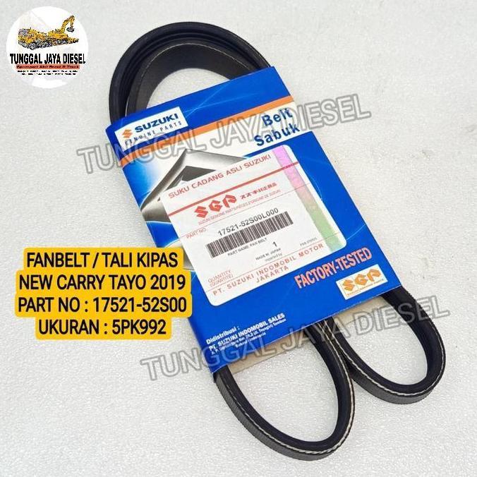 Fanbelt Vanbelt V-Belt Suzuki New Carry Tayo 2019 Fan Belt 5Pk 992 5Pk992 17521-52S00 Promo