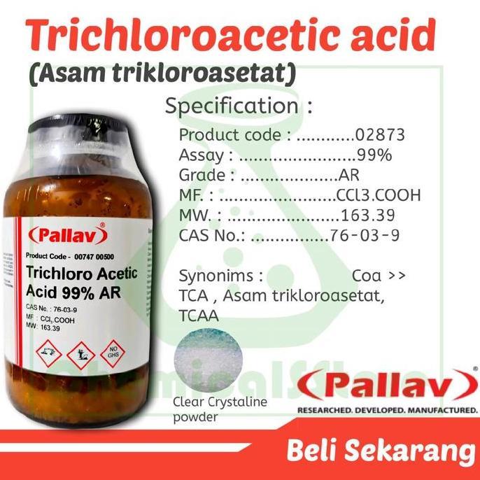 Trichloroacetic acid | TCA | AR Pallav 500g
