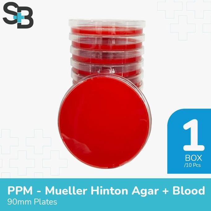 Prepared Plate Media (Mueller Hinton Agar + Darah)