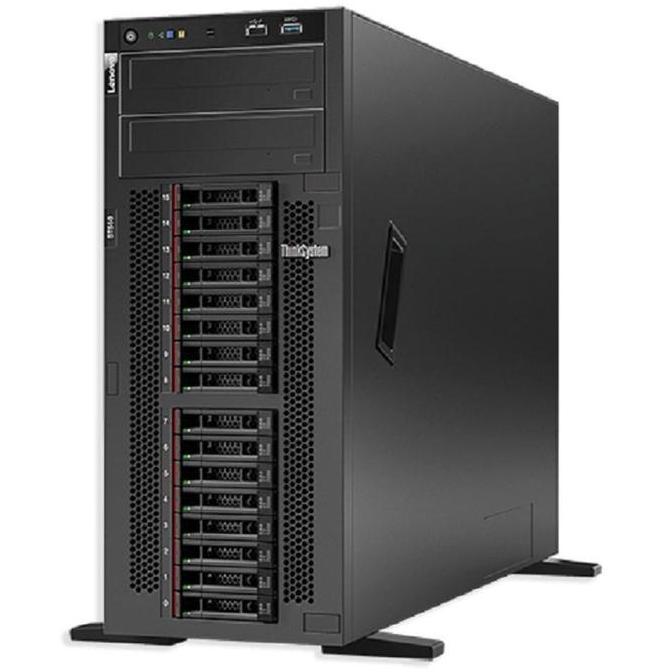SERVER LENOVO THINKSYSTEM ST550 XEON SILVER 4208 16GB 2TBX2 SAS TOWER ORIGINAL DAN TERPERCAYA
