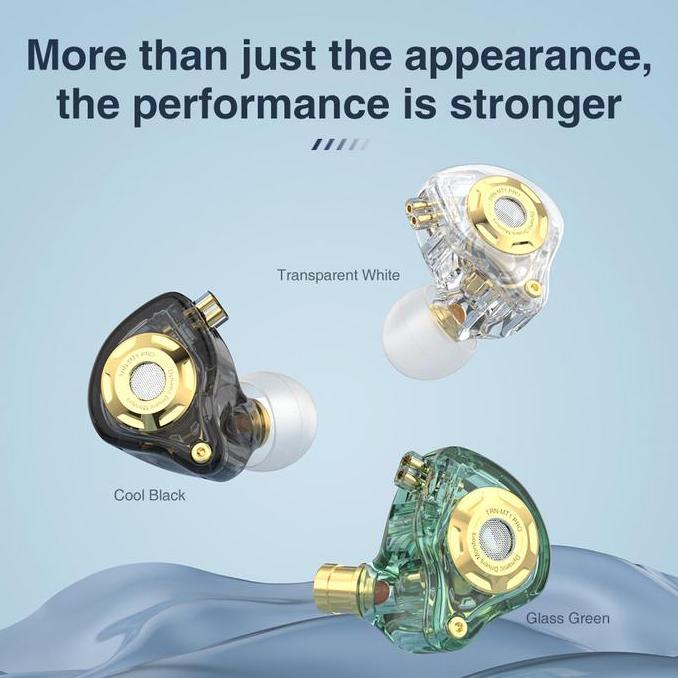 Lansungkirim- Trn Mt1 Pro Earphone Headset Gaming Earphone Kz Edx Pro Cca Cra Kz Dq6