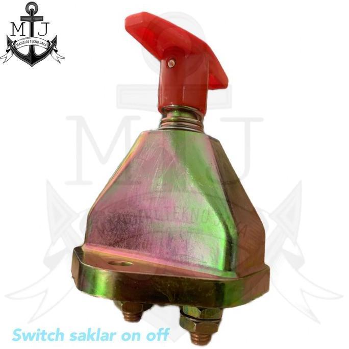 SWITCH SAKLAR ON OFF BATTERY GENSET AKI ENGINE CUT OFF SAKLAR PEMUTUS FOR SALE