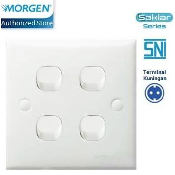 Nach- Morgen Mg-8884 Saklar Empat 4 Gang 1 Arah 4 Gang 1 Way Switch - Sni