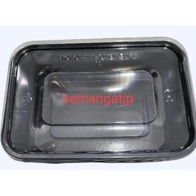 Nicht- Thinwall Hitam Mika Bento Hitam Kotak Makan 500Ml 750Ml Isi 25 Set