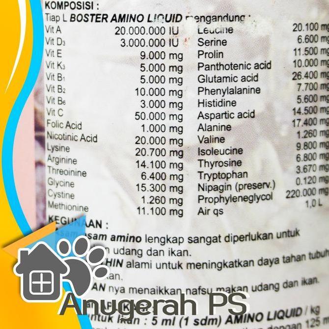 Duniaikanqita- Vitamin Ikan Boster Amino 1 Liter