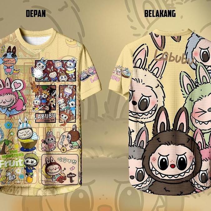 Zzxx- Animasix - Kaos Anak Anime Tshirt Full Print Distro Baju Anak Kartun Size Kecil Casual Atasan 