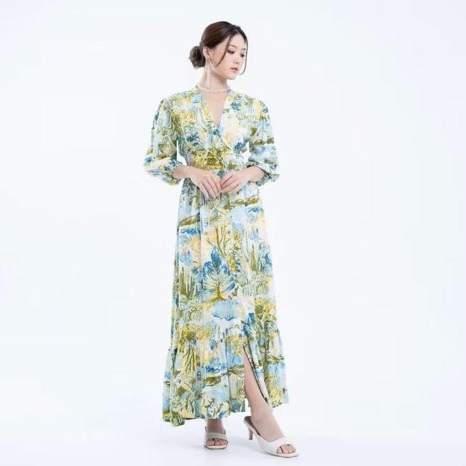 PREMIUM Lucky fashion Dress panjang wanita Naomi dress dress hijap dress non hijab dress pantai PREM
