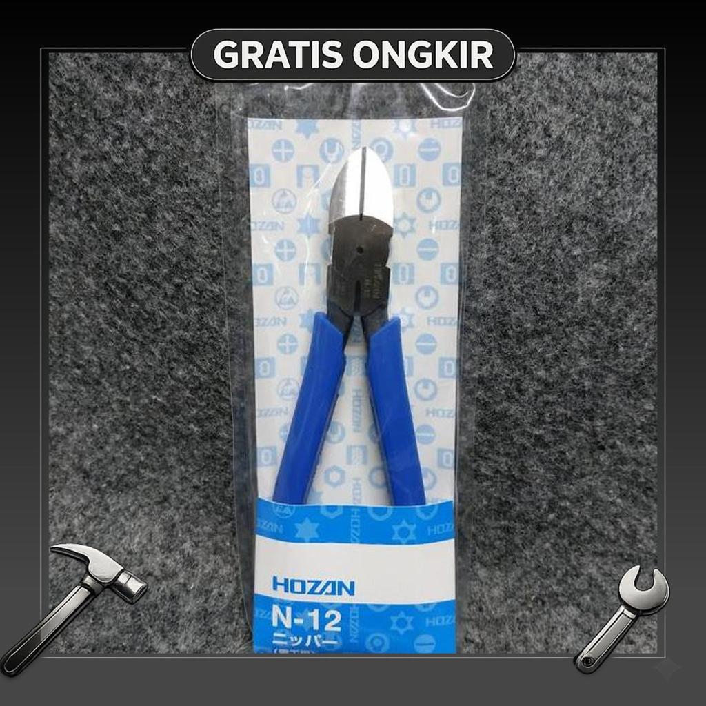 Tang Potong Diagonal Cutter Hozan N-12