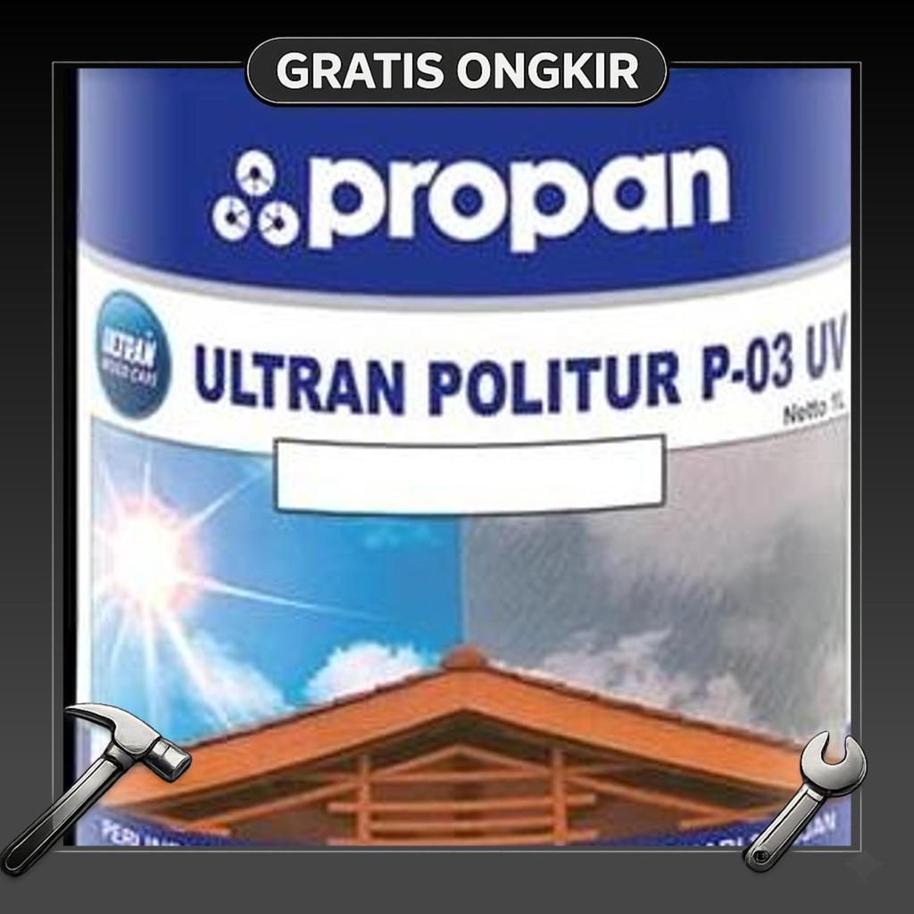 Ultran P 03 Vernis Kayu Clear Atau Doff Kemasan 1 Liter