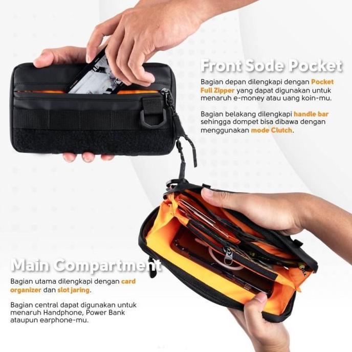 Tas Pria Tas Selempang Mini Dompet Hp Pria Anti Air