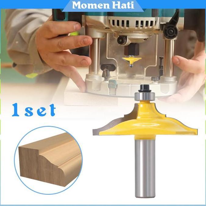HYAKABA 1/2 Mata Router Kayu Mata Ruter Profil Kayu Mata Profil Router Bit PROTOK