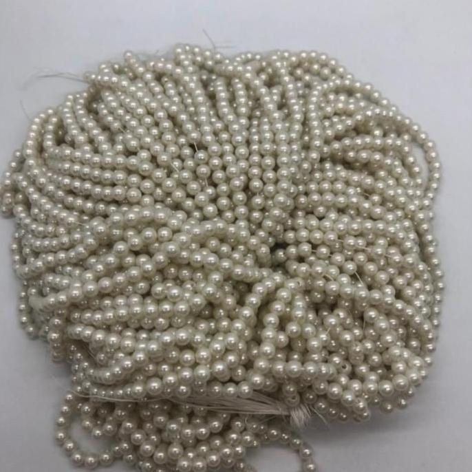 Ready Mote Mutiara Ringan Diameter 8 mm - Payet Mutiara 8 mm 450 Gram
