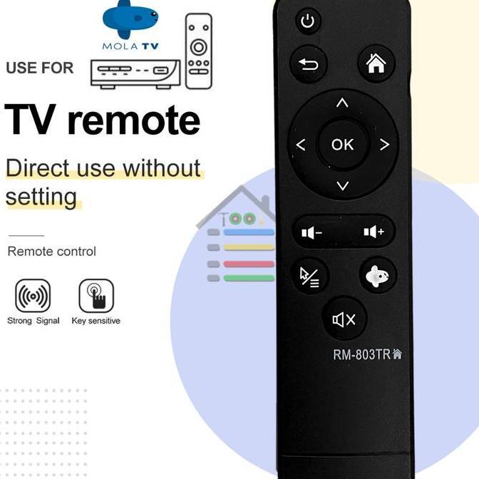 JAOPMAM REMOTE MOLA set top box TV ANDOID RM-803 PROTOK