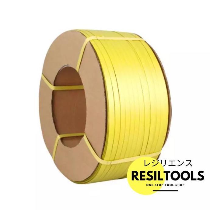 Tali Klam 11mm Kuning Plat Plastik Clamp Klem Pengikat Peti Per Roll