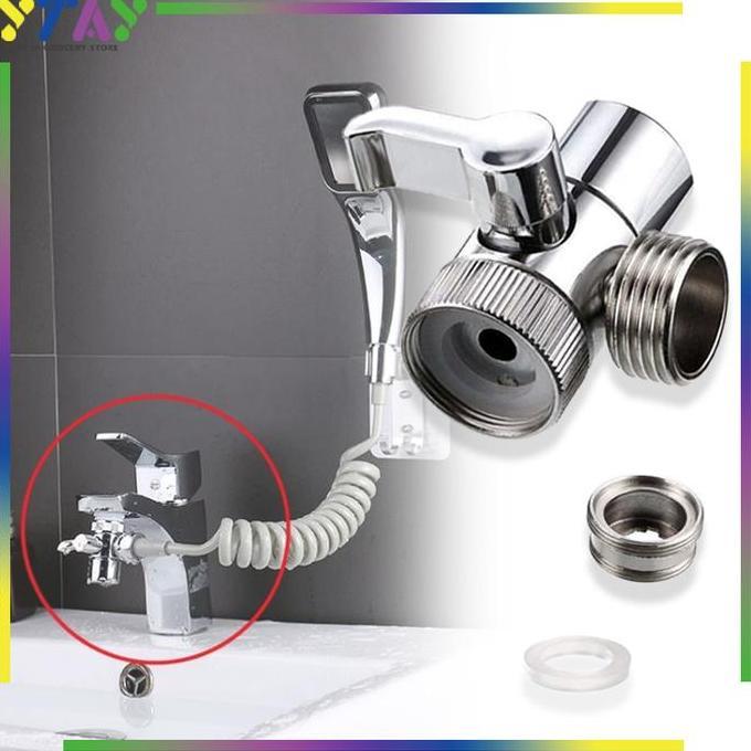 ICHENGO Chitop Splitter Keran/Air Sink Diverter Valve/Kran Keran Adaptor PROTOK