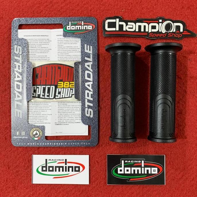 Handgrip Handfat Grip Domino DOT Black ORI Italy Vario 125 Vario 150