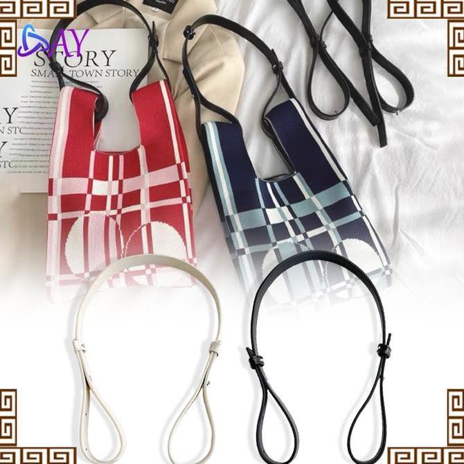 VIVIJEE Leather Strap Bag/Strap Tas Hitam/Adjustable Strap Bag/Tali Tas Selempang/Strap Tas Selempan