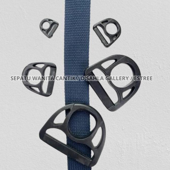 Ready Ring Segitiga Ring Do Ring D Pengait Cantolan Tas 2.0mm Warna Hitam