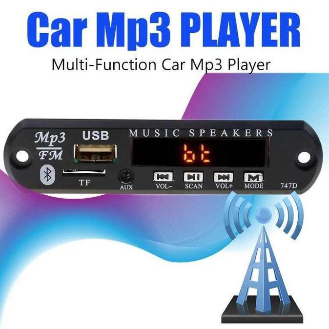 DZAWAO Modul Tape Audio Mobil FM MP3 USB Bluetooth Wireless Receiver PROTOK