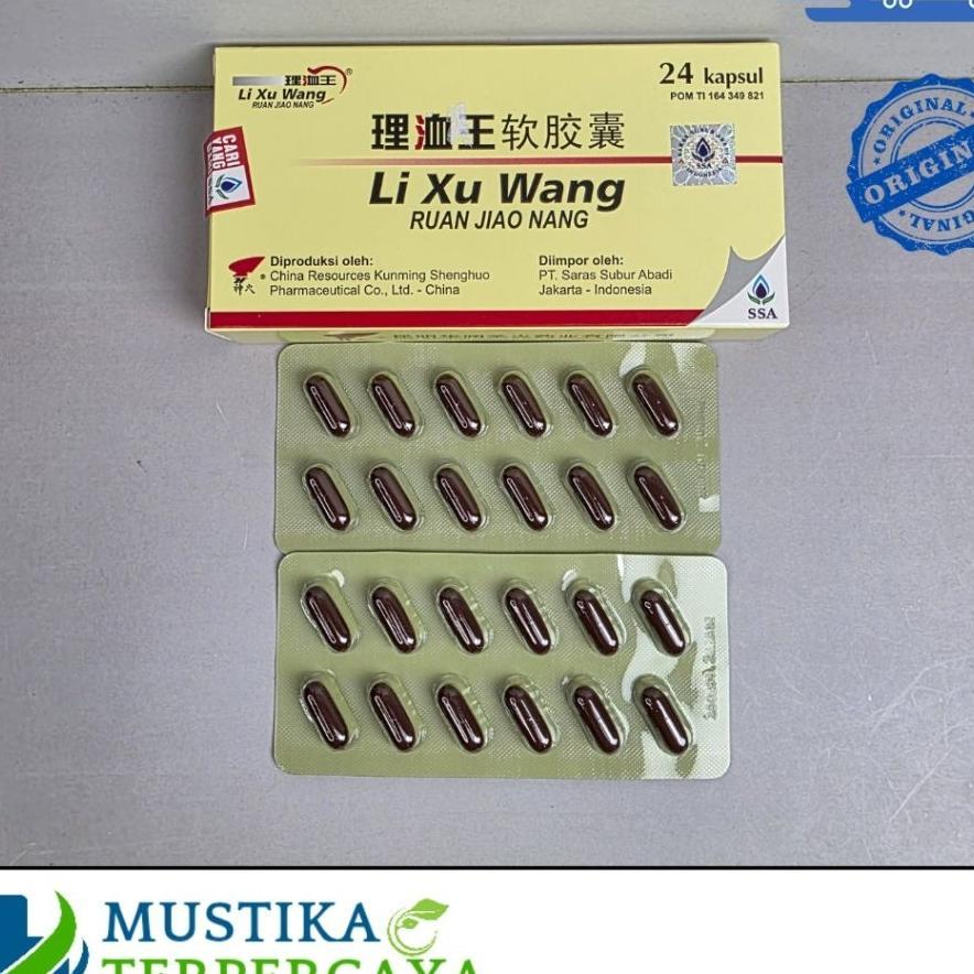 Li Xu Wang Ruan Jiao Nang - Obat Pelancar Darah, Mencegah Stroke