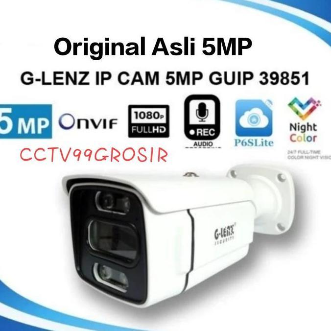 TERLARIS IP CAM CAMERA OUTDOOR 5MP GLENZ COLORVU IP CAMERA IPCAM NVR AUDIO