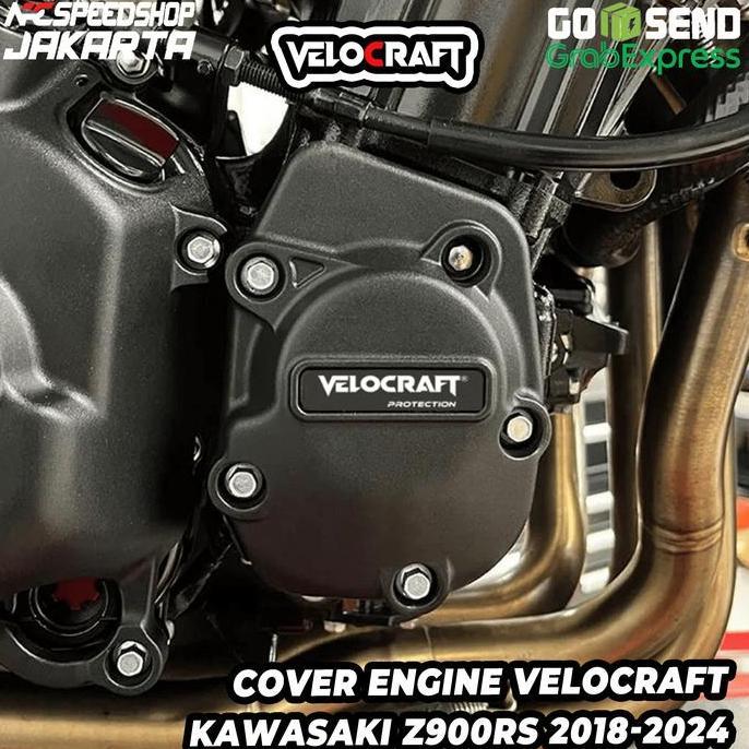 Cover Engine / Engine Guard VELOCRAFT Case Pelindung Guard Protection Blok Mesin Kawasaki Z900 Z 900