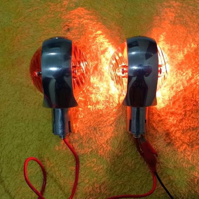 LampuSeinSenStangJaluBar EndMotor Tua Jadul Model BMW R25, R26, R27, DKW Union Motor Jerman