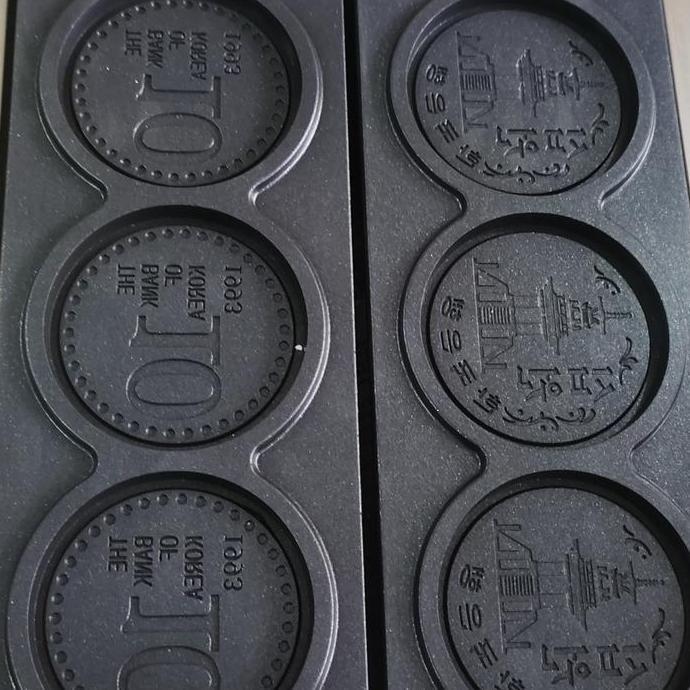 Gas coin waffle machine,gas coin waffle baker,mesin waffle bentuk koin LM