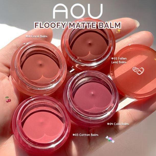 Aou Floofy Matte Balm Aou Matte Balm Aou Korean Balm Aou New Shades Kim Jiwon Balm Free Applicator
