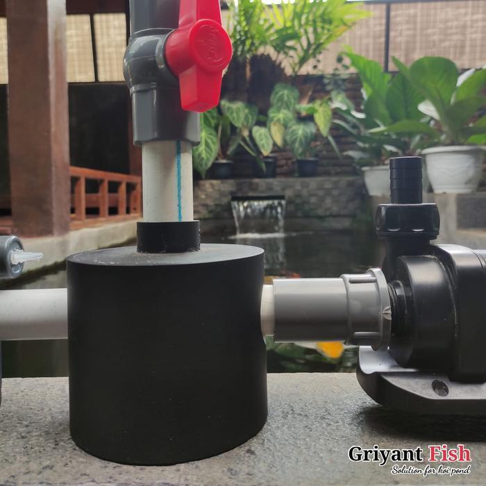 Set Instalasi Kolam Koi Pompa Low Watt Skimmer StatisVacuum Drain