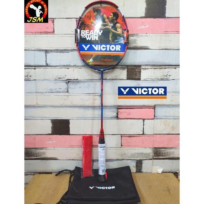RAKET BADMINTON VICTOR SPIDERMAN MADE IN TAIWAN 30LBS FREE TAS GRIP