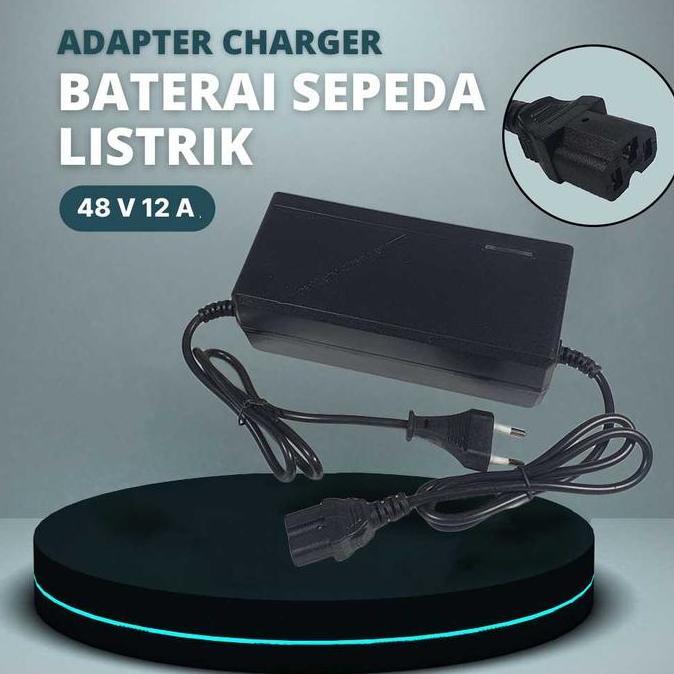 ADAPTOR CHARGER BATERAI SKUTER SEPEDA LISTRIK IEC 48-59V 1.8A  CASAN BATEREI ELECTRIC SCOOTER SEKUTE